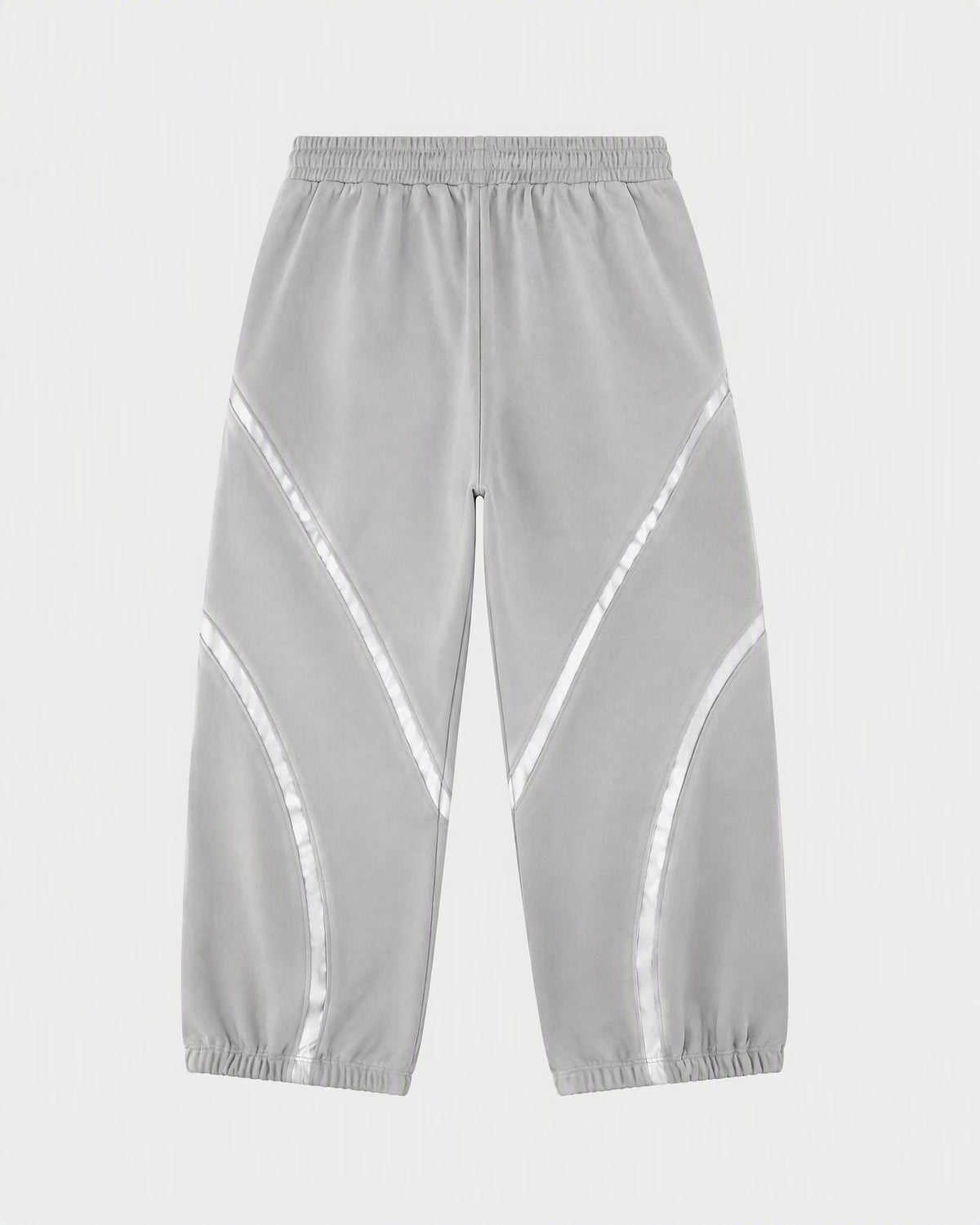 GREY ORBIT JOGGER — back view, flat lay
