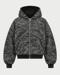 REVERSIBLE ZIP HOODIE — Dark Camo
