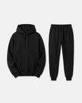 ESSENTIAL SWEATSUIT SET — black face