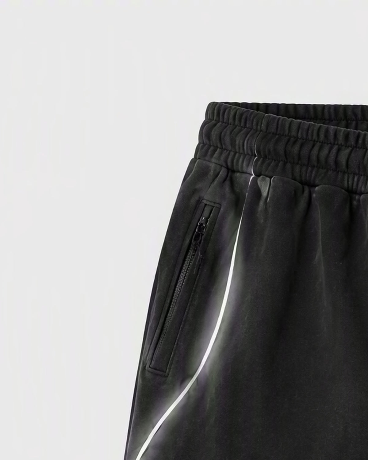 BLACK ORBIT SET — fabric detail close-up