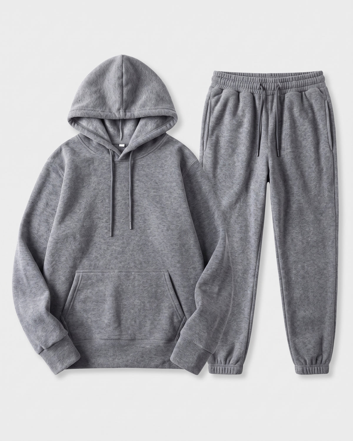 ESSENTIAL SWEATSUIT SET — grey face