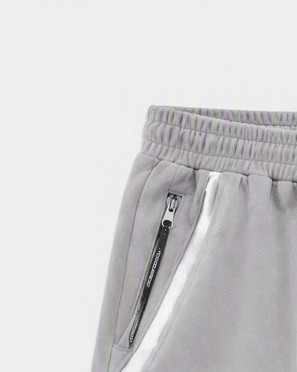 GREY ORBIT SET — fabric detail close-up