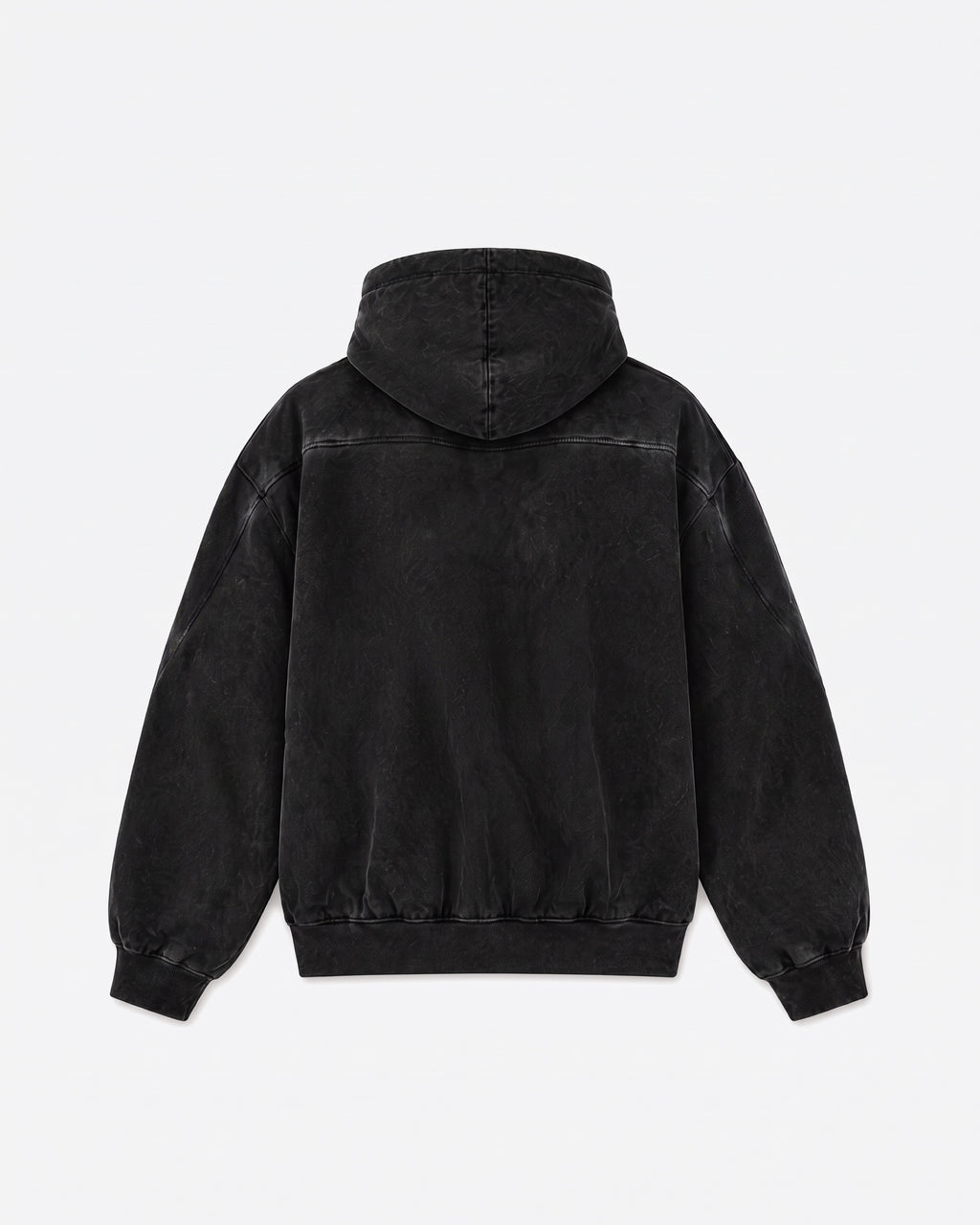 SPIDER WASHED HOODIE — spider-black-dos