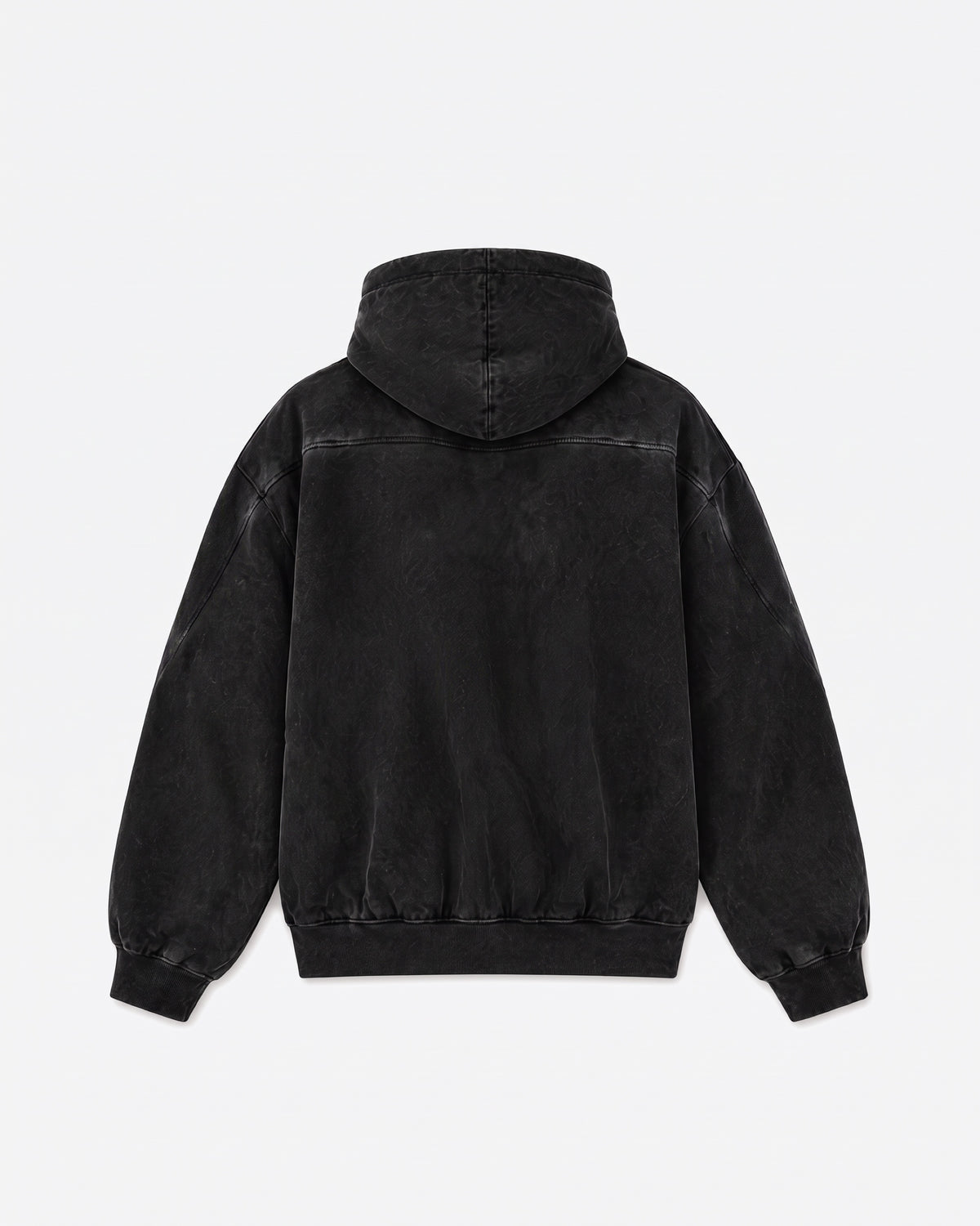 SPIDER WASHED HOODIE — spider-black-dos