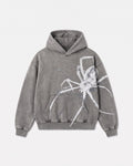 SPIDER WASHED HOODIE — spider-grey-face